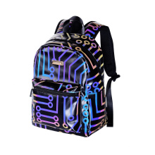 Small Casual Daypack High Visibility Reflective Backpack Bag for Ladies Women